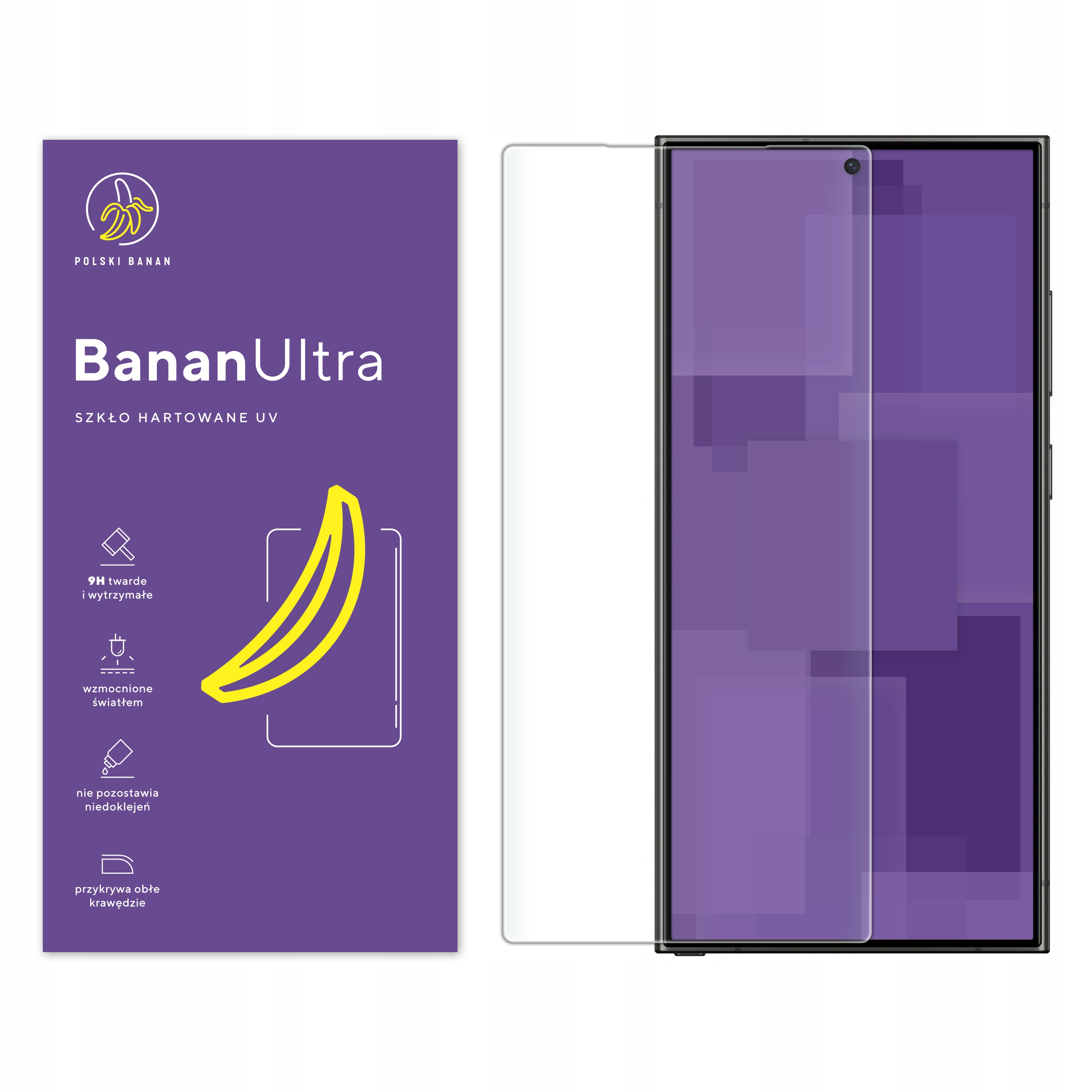 Tvrdené sklo Polish Banana pre Samsung S24 Ultra 1 ks.